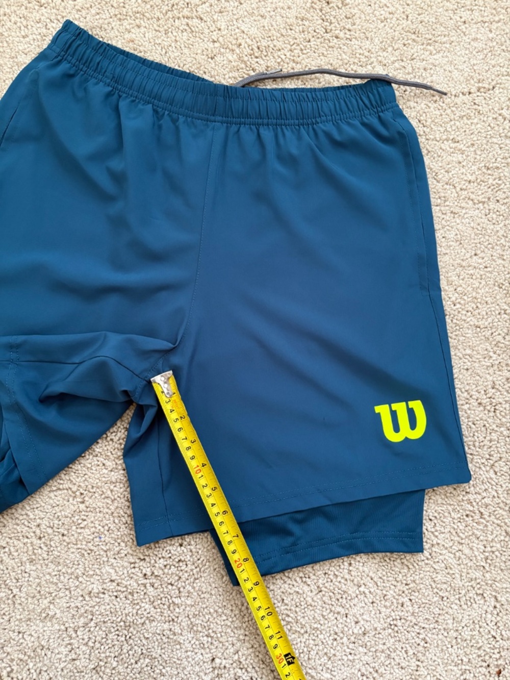 Wilson Men's Core Tennis pickleball Volley shorts Blue Size M NWOT - Picture 10 of 11